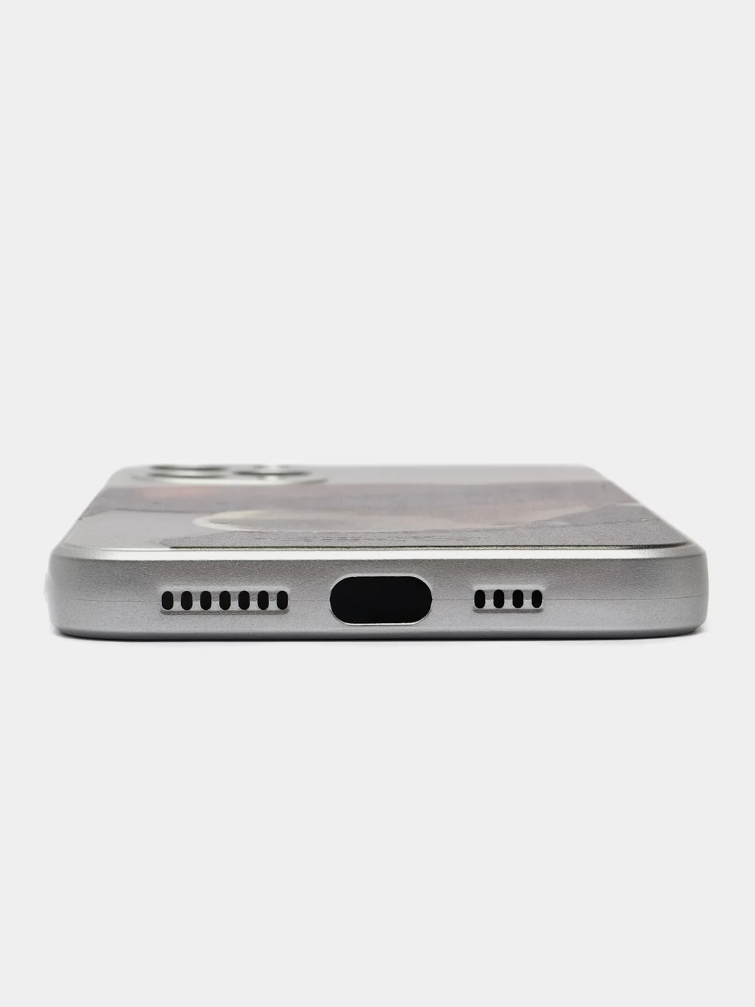 Серый металлик чехол iPhone X/XS, 11, 12, 13, 14, Pro, Pro Max