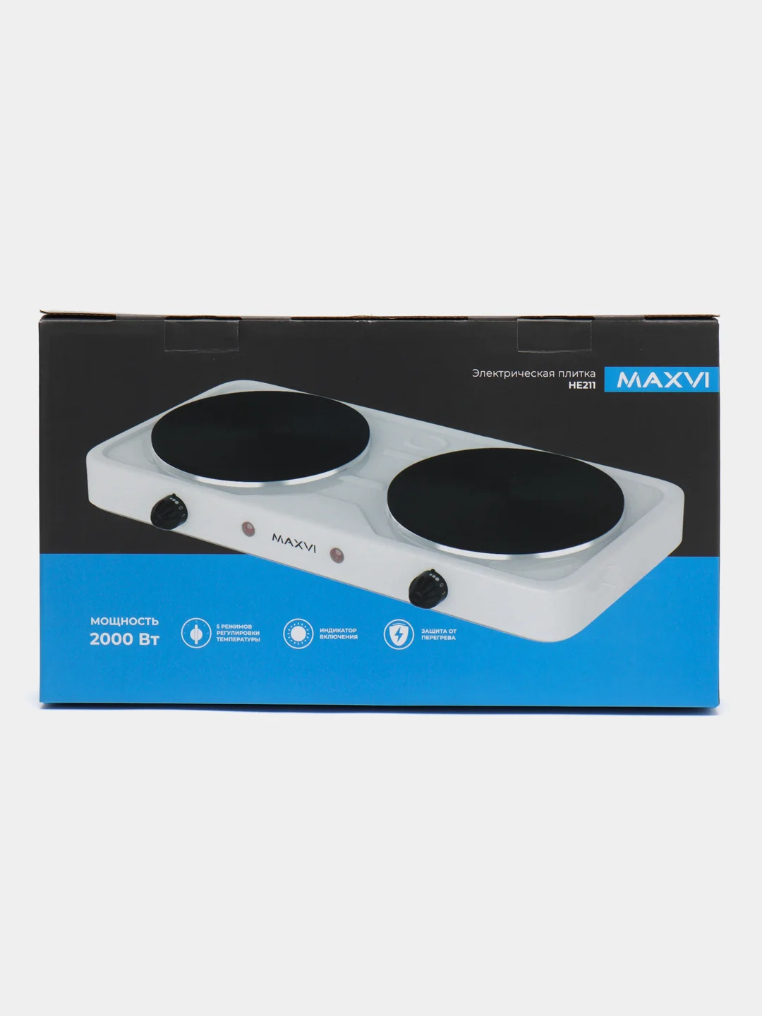 Белый электрическая плитка Maxvi HE211