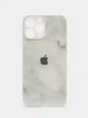 Белый чехол для iPhone 11 / 12 / 13 Pro Max, Айфон, с закаленным стеклом на задней панели