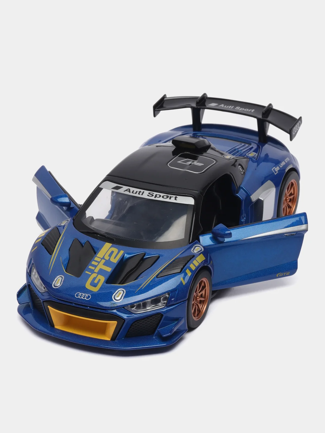 Синий металлическая машинка AUDI RS GT2 H2152