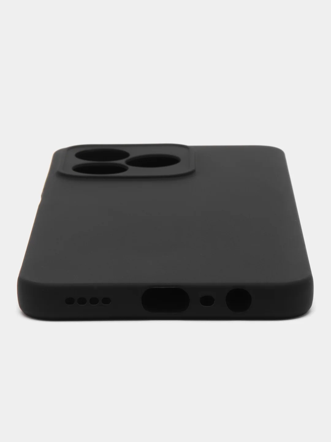 Черный чехол для Realme C51, C53, C51s, Note 50, Narzo N53 силиконовый BROSCORP матовый тонкий