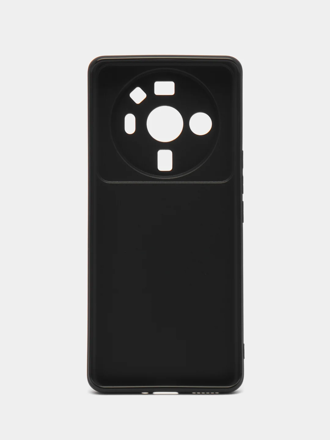 Черный чехол Broscorp для Xiaomi 12S Ultra матовый, силиконовый, тонкий, бортик вокруг камер