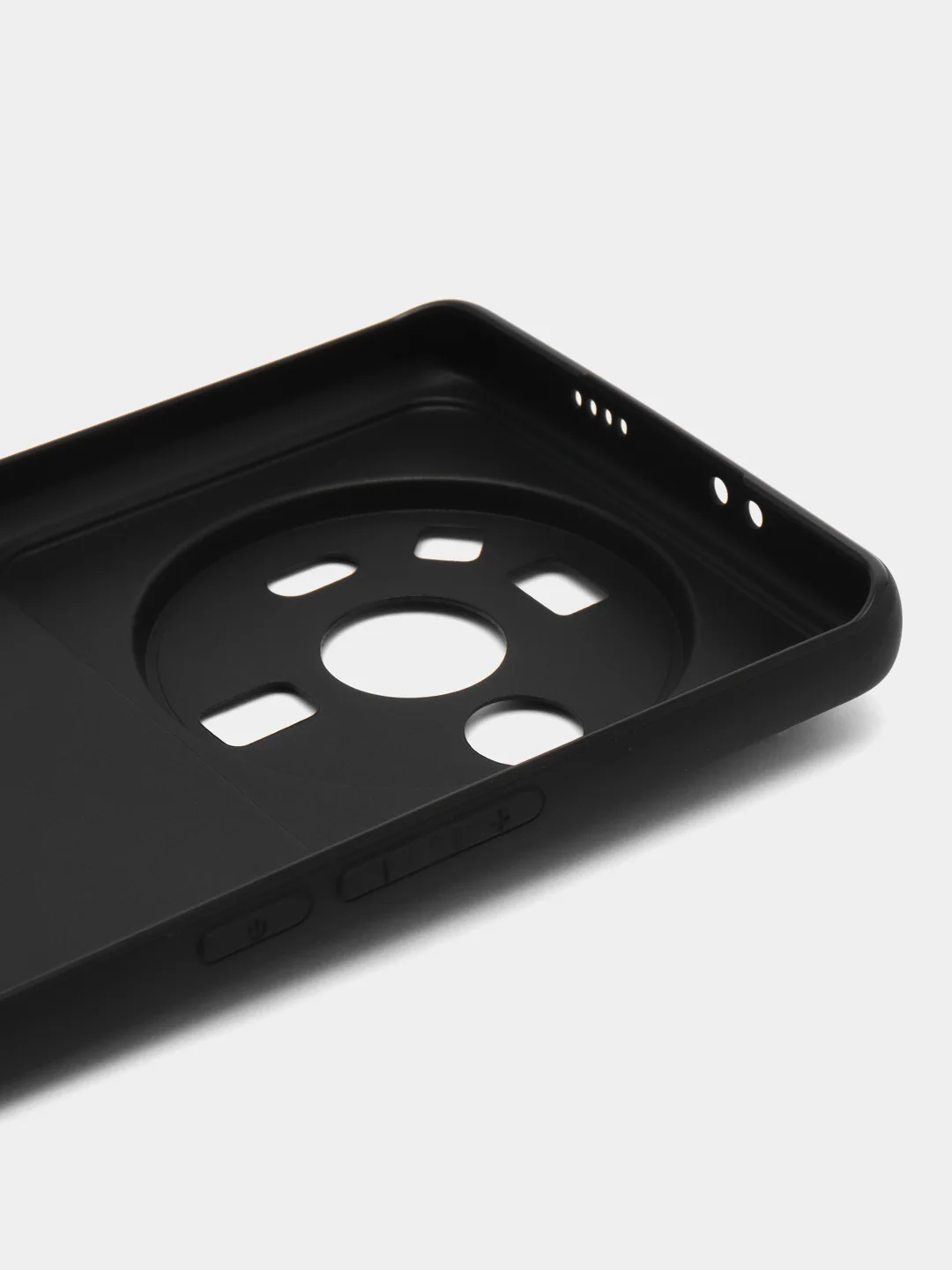 Черный чехол Broscorp для Xiaomi 12S Ultra матовый, силиконовый, тонкий, бортик вокруг камер