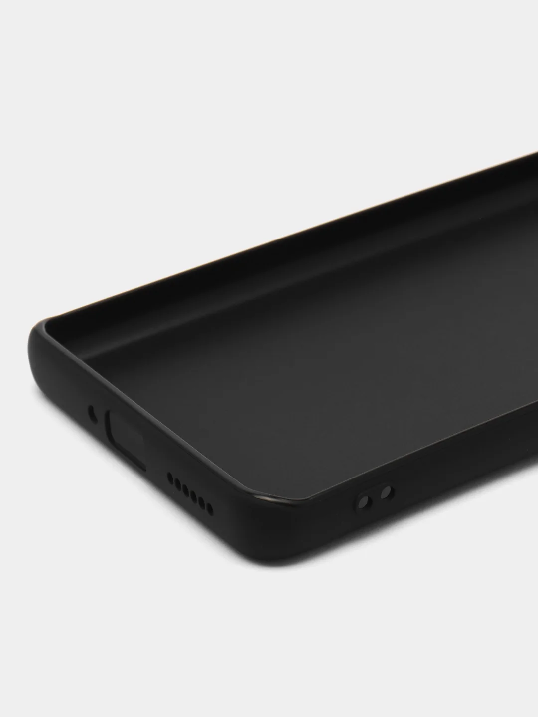 Черный чехол Broscorp для Xiaomi 12S Ultra матовый, силиконовый, тонкий, бортик вокруг камер