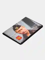 Бежевый обложка на паспорт "Путин", пвх