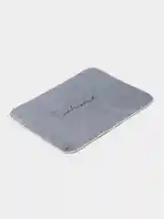 Серый коврик для сушки посуды из микрофибры, толщина 0,9 см, размер 50 x 40 см