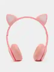 Розовый cat Ear P47M Беспроводные детские наушники со светящимися ушками
