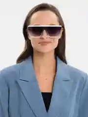 Белый очки солнцезащитные, женские, мужские, унисекс, квадратные