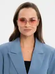 Розовый очки женские солнцезащитные