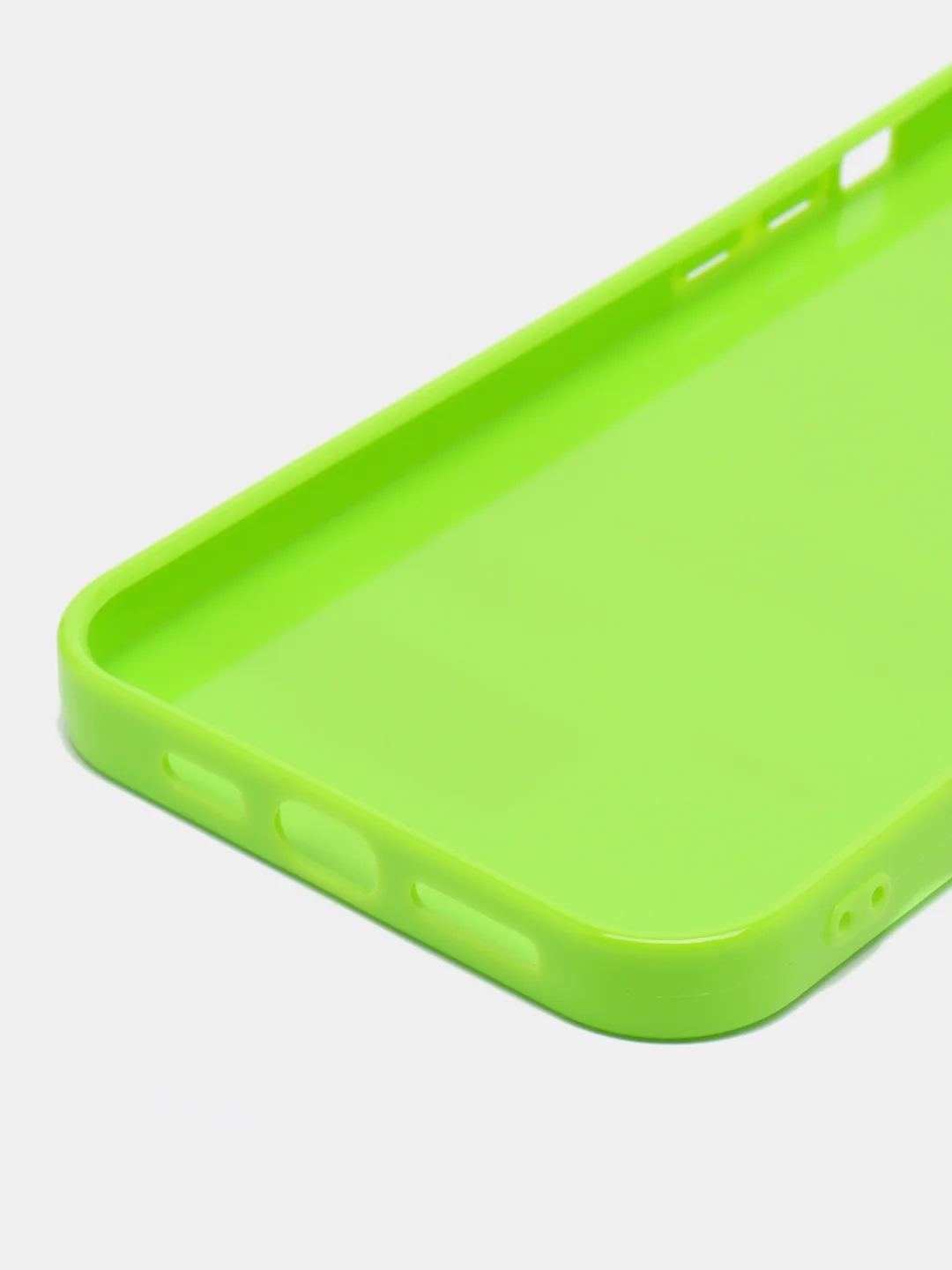 Зеленый чехол на iPhone 11 12 13 14 / XR / Pro Max айфон, силиконовый