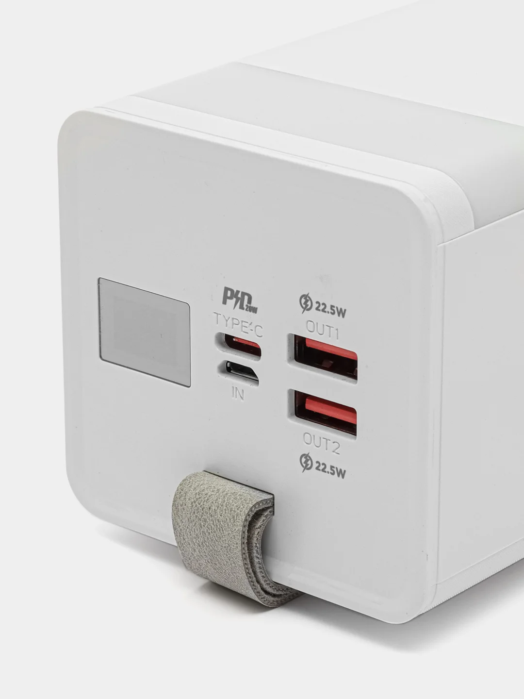Белый внешний аккумулятор HOCO 60000mAh /50000mAh /40000mAh /30000mAh Fast Charge Power Bank 22W