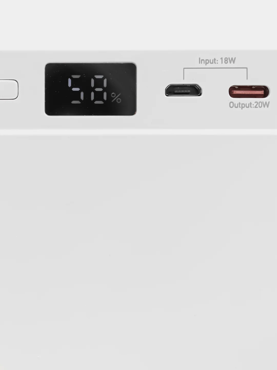 Молочный внешний аккумулятор 30000 mAh / 75000mAh, hoco, Fast Charge Power Bank