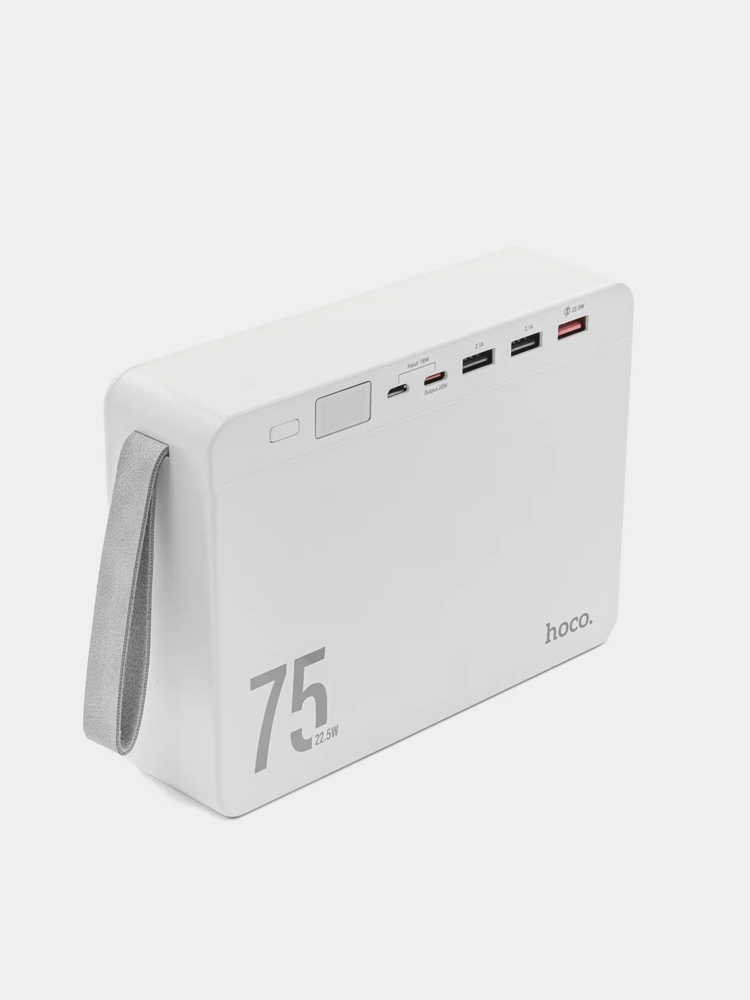 Молочный внешний аккумулятор 30000 mAh / 75000mAh, hoco, Fast Charge Power Bank