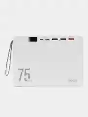 Молочный внешний аккумулятор 30000 mAh / 75000mAh, hoco, Fast Charge Power Bank