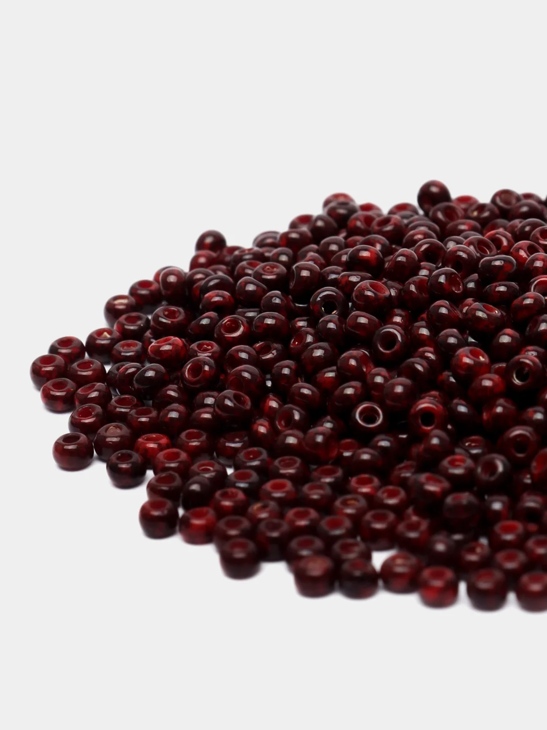 Багровый бисер чешский Preciosa, Чехия, № 10, Natural Opaque