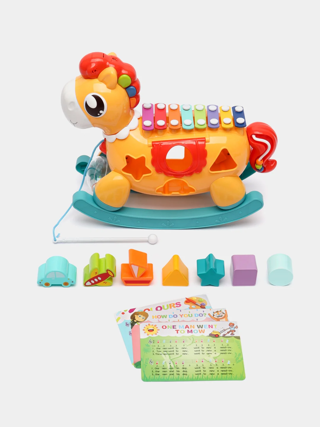 Развивающая игрушка игровой центр бизиборд 6в1