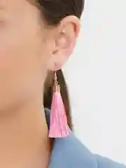 Розовый серьги женские -кисти