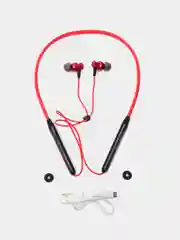 Красный беспроводные Bluetooth наушники KIN SPORT KL-11 с микрофоном