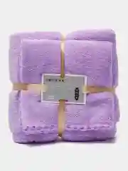 Сиреневый полотенце банное, из микрофибры