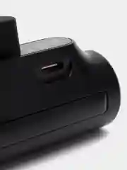 Черный power Bank 5000 mAh, Li-Pol, 2.1A вх/вых, Lightning, Type-C, индикатор, подставка