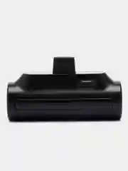 Черный power Bank 5000 mAh, Li-Pol, 2.1A вх/вых, Lightning, Type-C, индикатор, подставка