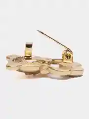 Золотой брошь "Мишки"