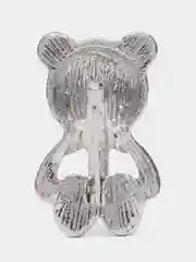 Серебряный брошь "Мишки"