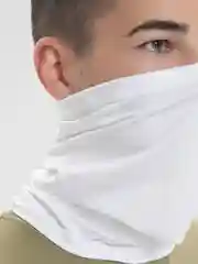 Белый бафф, снуд, бандана, балаклава, шарф, маска для бега, для спорта