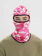 Розовый балаклава