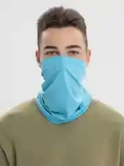 Голубой бафф, снуд, бандана, балаклава, шарф, маска для бега, для спорта
