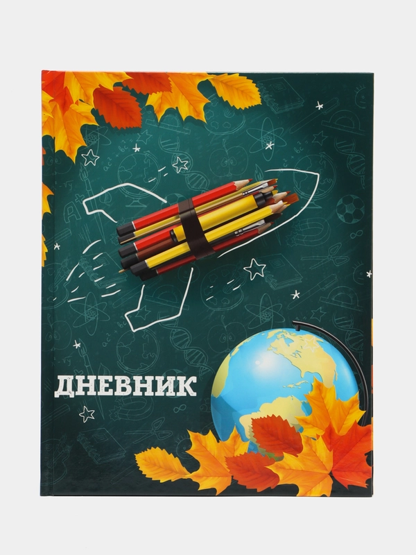 Дневник для 1-4 классов "Осенняя ракета", твёрдая обложка, глянцевая ламинация, 48 листов