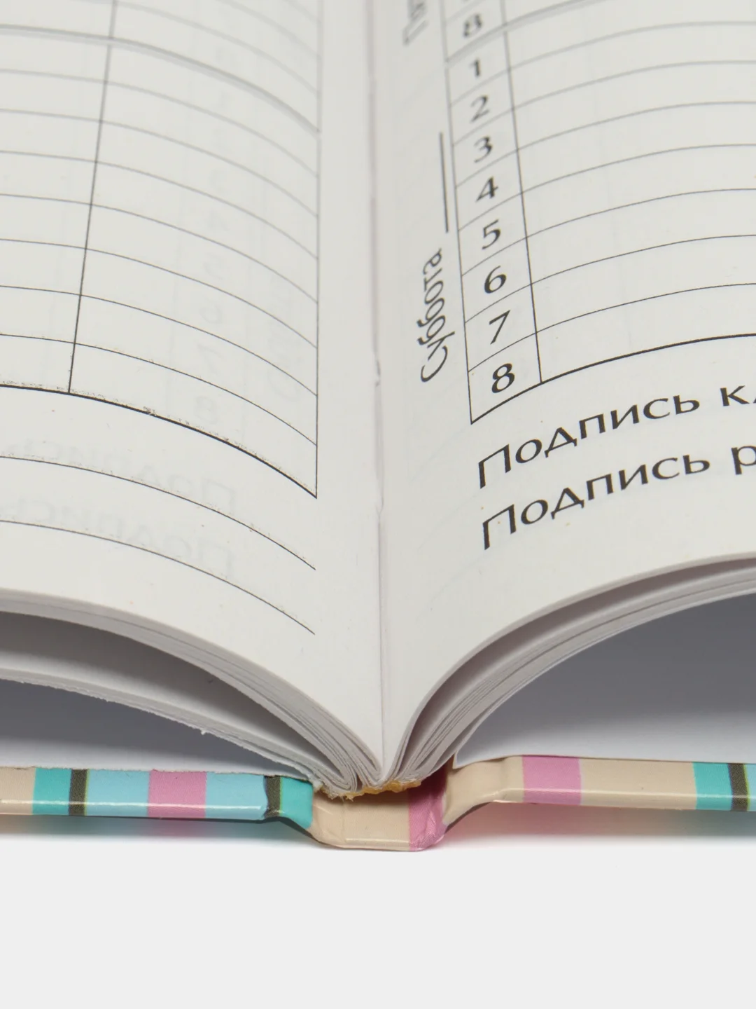 Бежевый школьный дневник, твердая обложка