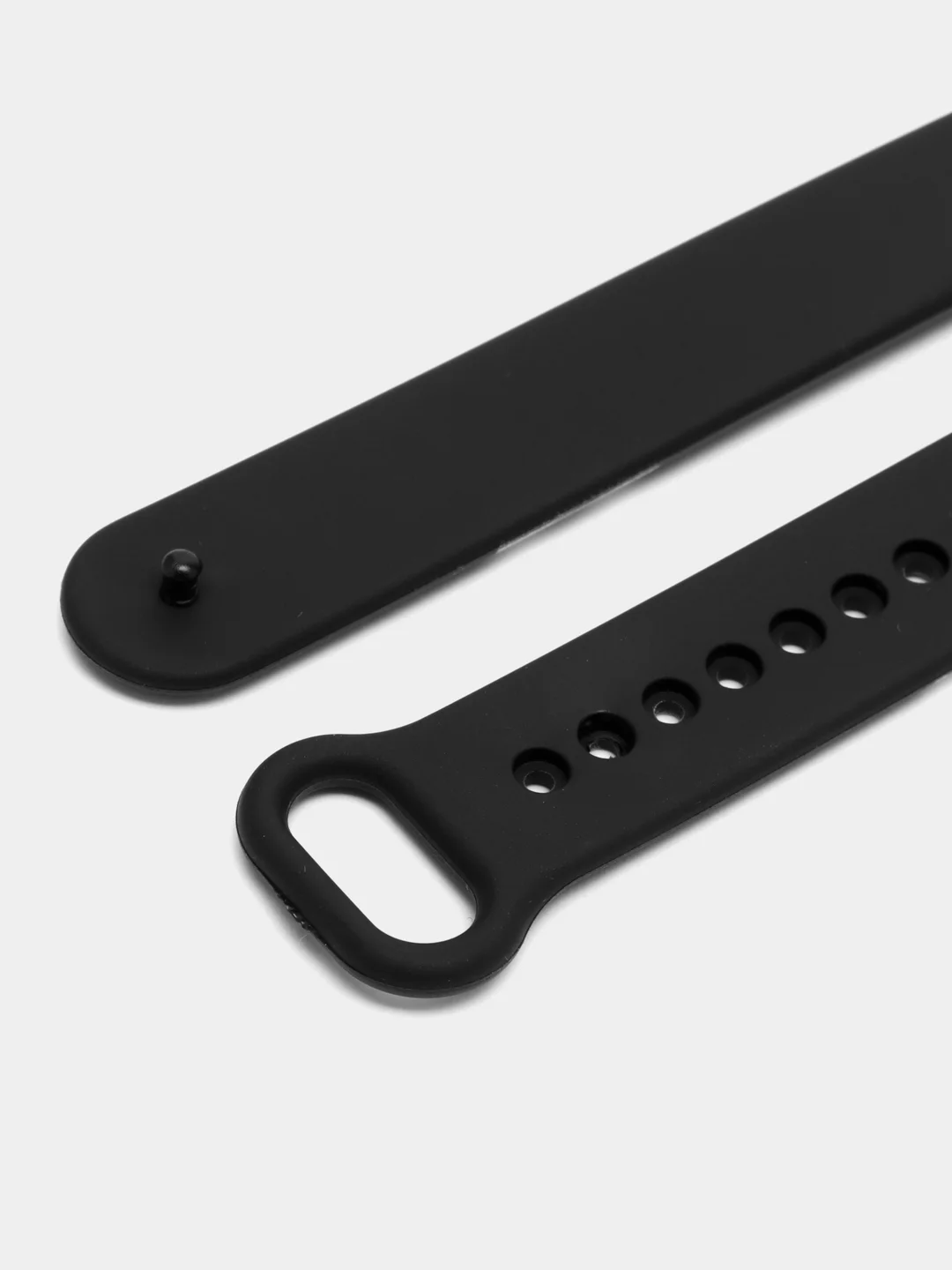 Серый ремешок для Xiaomi Mi Band 8 / 9, силиконовый