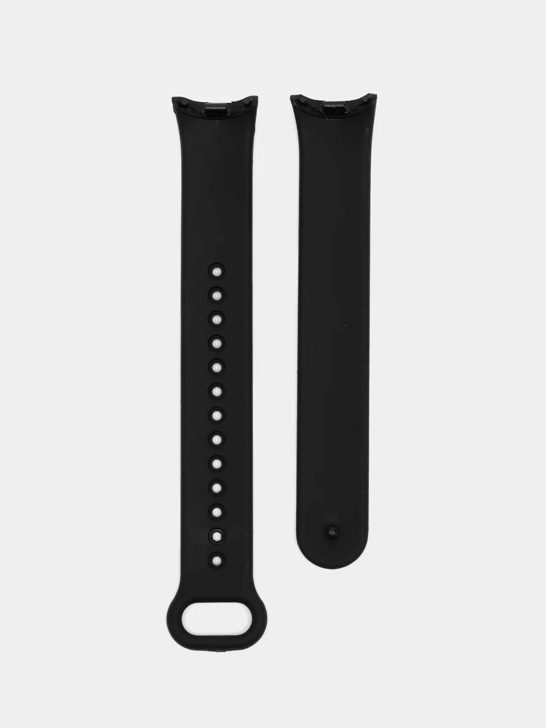 Серый ремешок для Xiaomi Mi Band 8 / 9, силиконовый