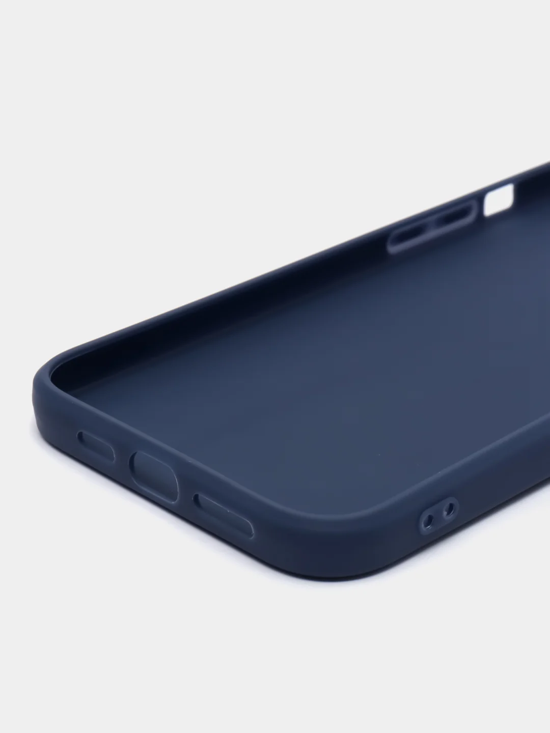 Синий чехол на iPhone (Айфон) 11, 13, 8, 7, 12, 14, XR, X, XS, Pro, Max, Mini, Plus, силиконовый
