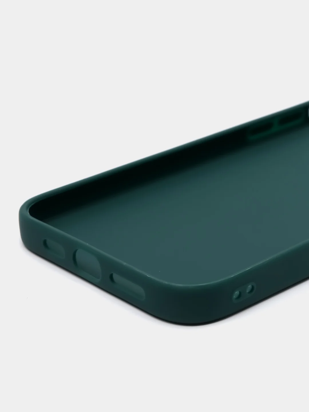 Зеленый чехол на iPhone (Айфон) 11, 13, 8, 7, 12, 14, XR, X, XS, Pro, Max, Mini, Plus, силиконовый