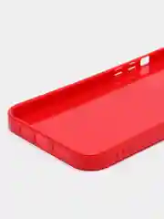 Красный чехол на iPhone 11 12 13 14 / XR / Pro Max айфон, силиконовый