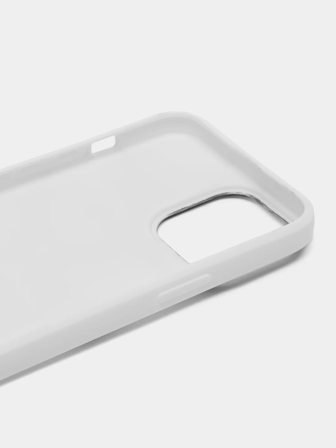 Белый чехол на iPhone (Айфон) 11, 13, 8, 7, 12, 14, XR, X, XS, Pro, Max, Mini, Plus, силиконовый