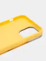Желтый чехол на iPhone (Айфон) 11, 13, 8, 7, 12, 14, XR, X, XS, Pro, Max, Mini, Plus, силиконовый