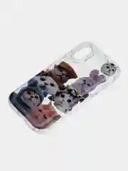 Чехол для iPhone 7/8/SE/XR/XS/11/12/13/14/15/Pro/Max/Plus/mini, силикон, прозрачный