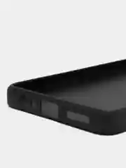 Черный чехол Broscorp для Tecno Pova 5 матовый, силиконовый, тонкий, бортик вокруг камер