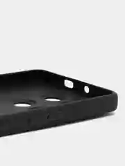 Черный чехол Broscorp для Infinix Note 30 VIP матовый, силиконовый, тонкий, бортик вокруг камер