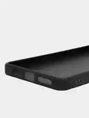 Черный чехол Broscorp для Infinix Note 30 VIP матовый, силиконовый, тонкий, бортик вокруг камер