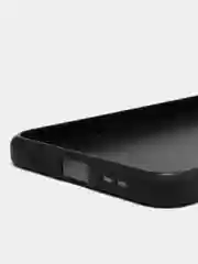 Черный чехол Broscorp для Xiaomi Redmi Note 12 4G матовый, силиконовый, тонкий, бортик вокруг камер