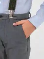 Хаки подтяжки мужские, стандарт