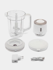 Настольный беспроводной блендер Polaris PTB 0435 CordLess, белый