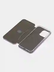 Тёмно-зелёный чехол-книжка для iPhone 13 Mini, 13, 13 Pro, 13 Pro Max