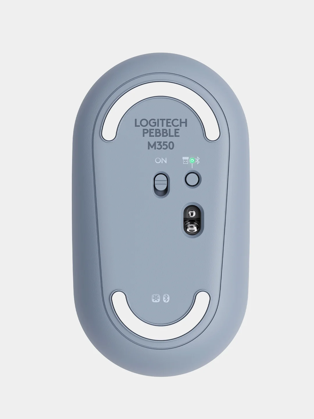 Голубой беспроводная мышь Logitech Pebble M350