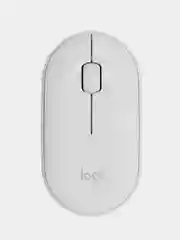 Белый беспроводная мышь Logitech Pebble M350