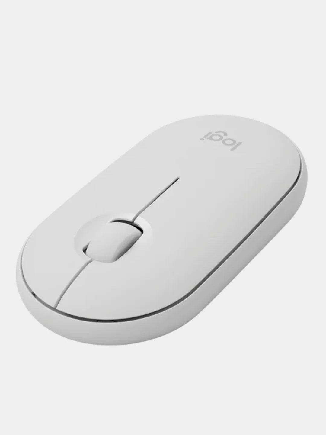 Белый беспроводная мышь Logitech Pebble M350